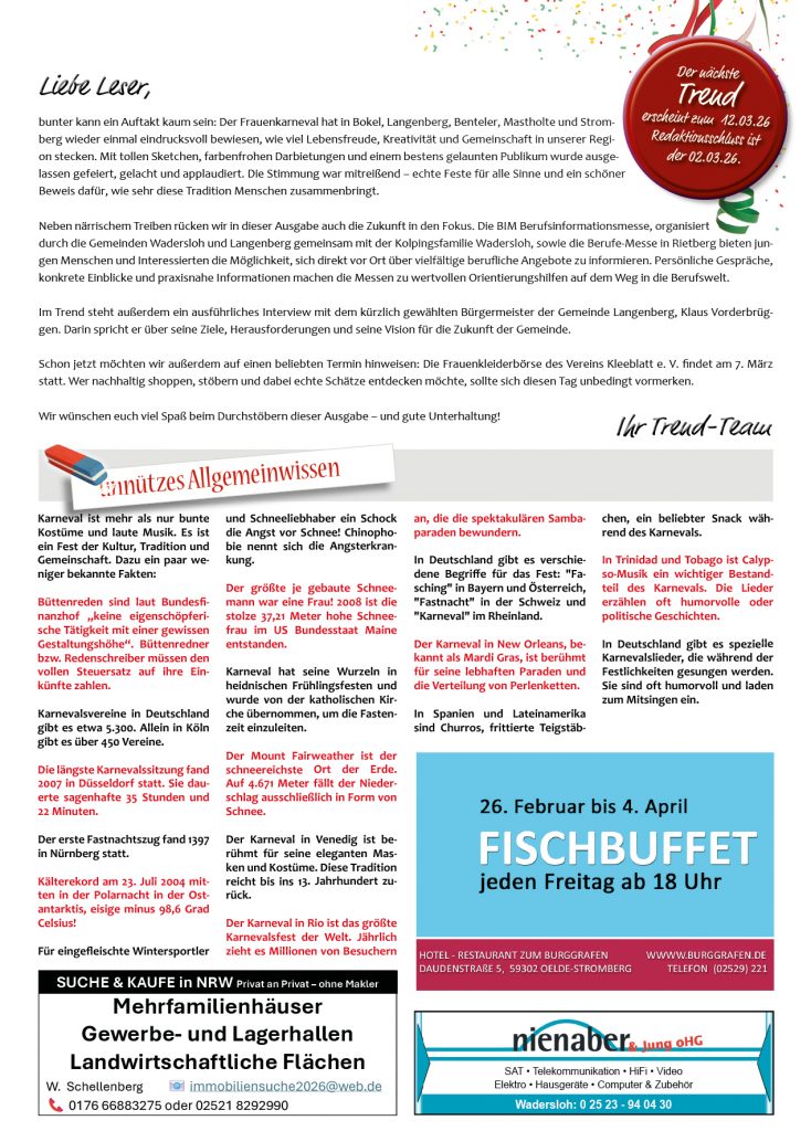 trend Februar 2026