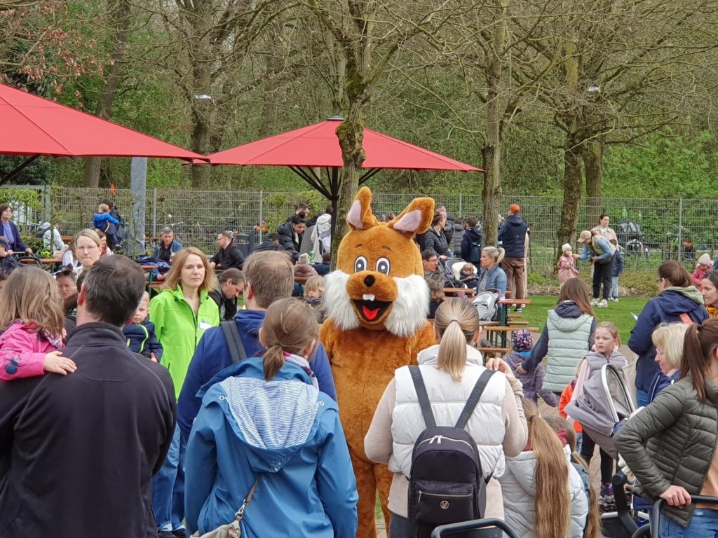 Demonstrationszug der Tiere