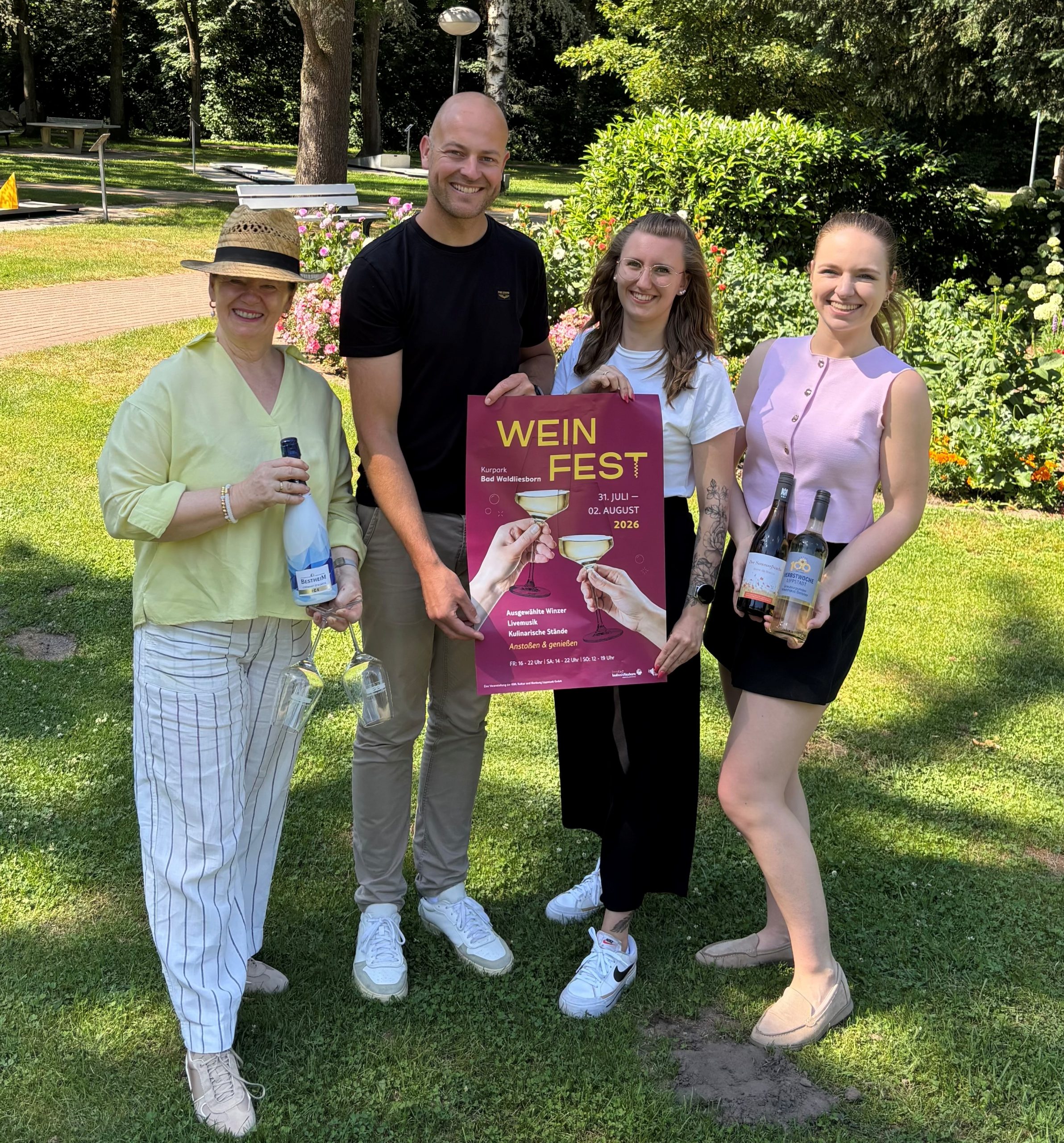 Weinfest Bad Waldliesborn – Stimmung im Kurpark © KWL
