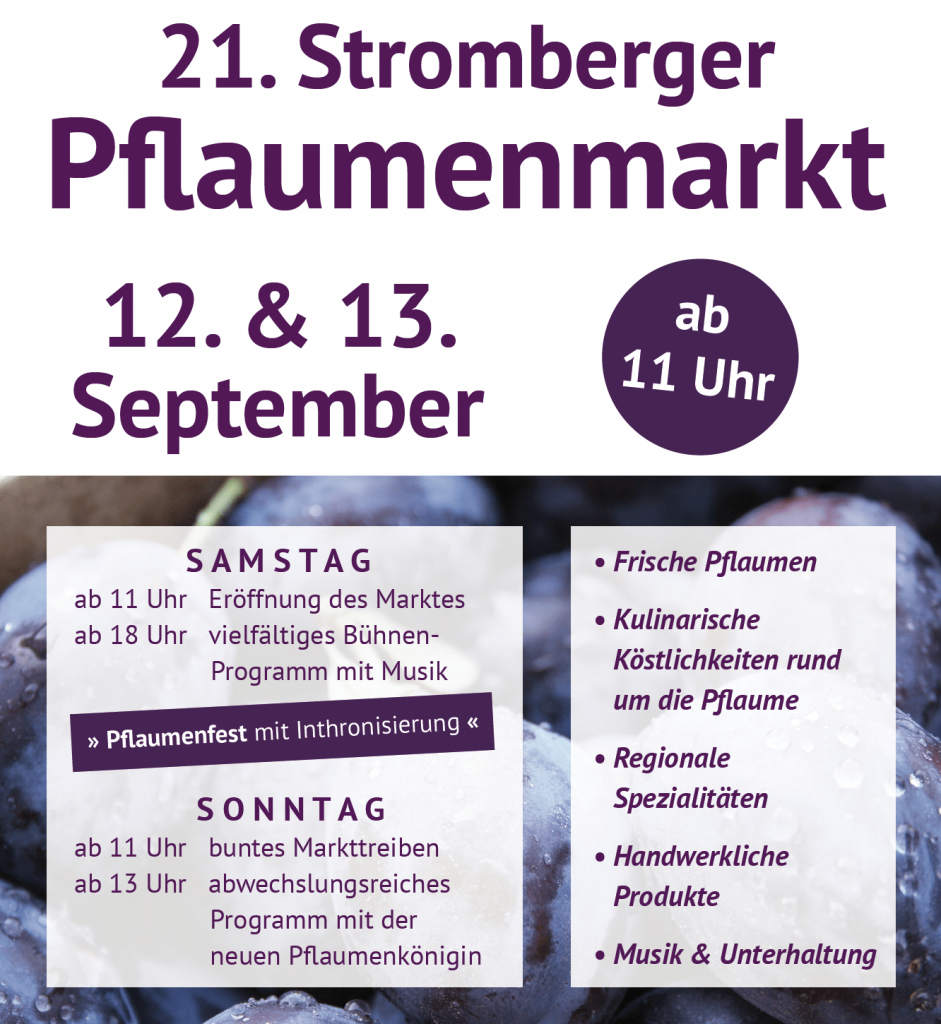 Stromberger Pflaumenmarkt