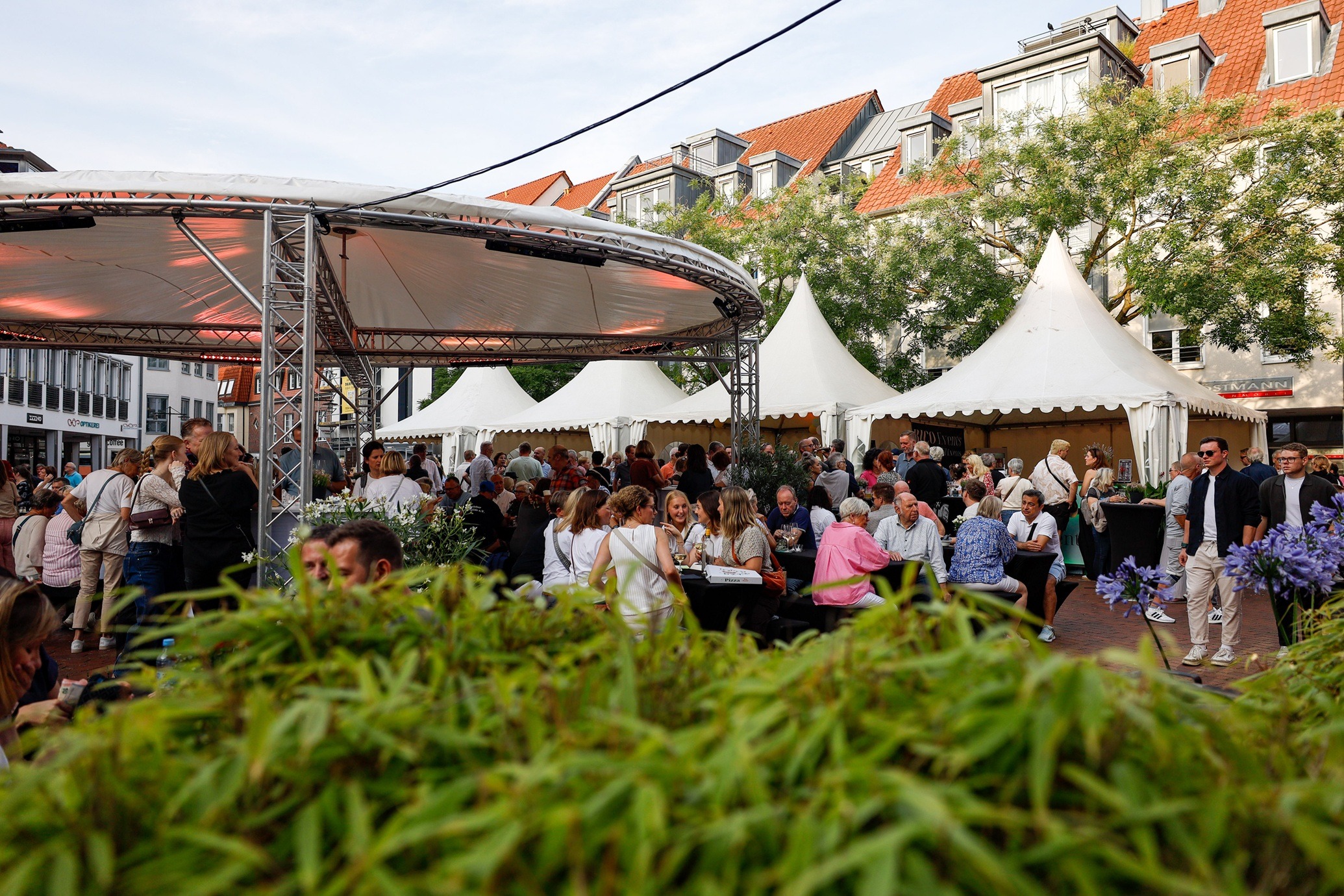 Impressionen vom Gourmetmarkt auf dem Kolbeplatz